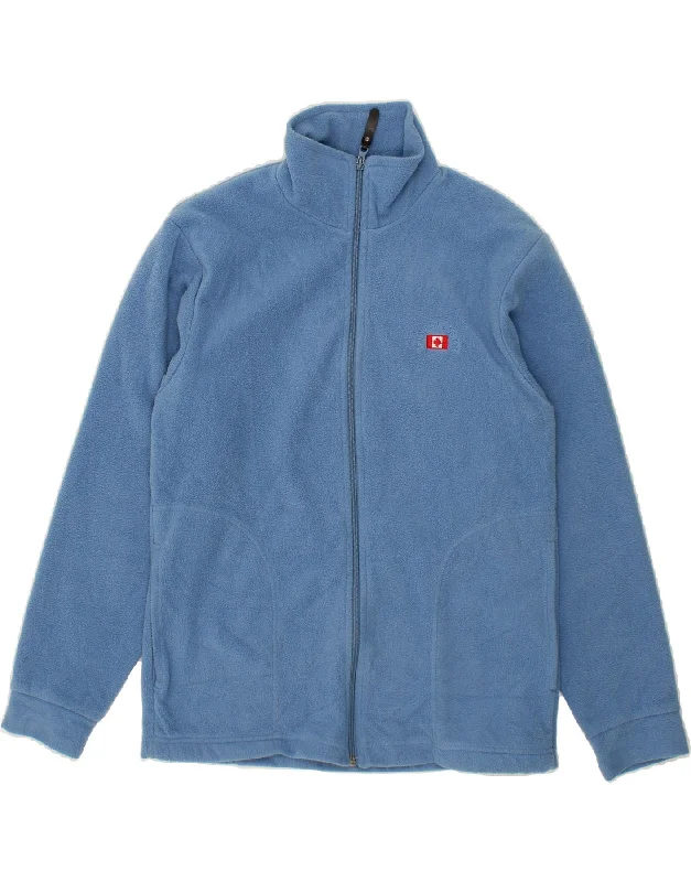 CANADIAN Womens Fleece Jacket UK 18 XL Blue Polyester