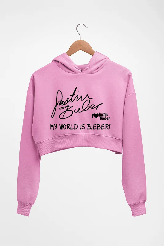 Justin Bieber Crop HOODIE FOR WOMEN