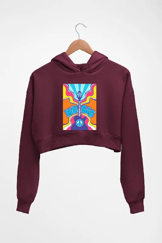 Psychedelic Crop HOODIE FOR WOMEN