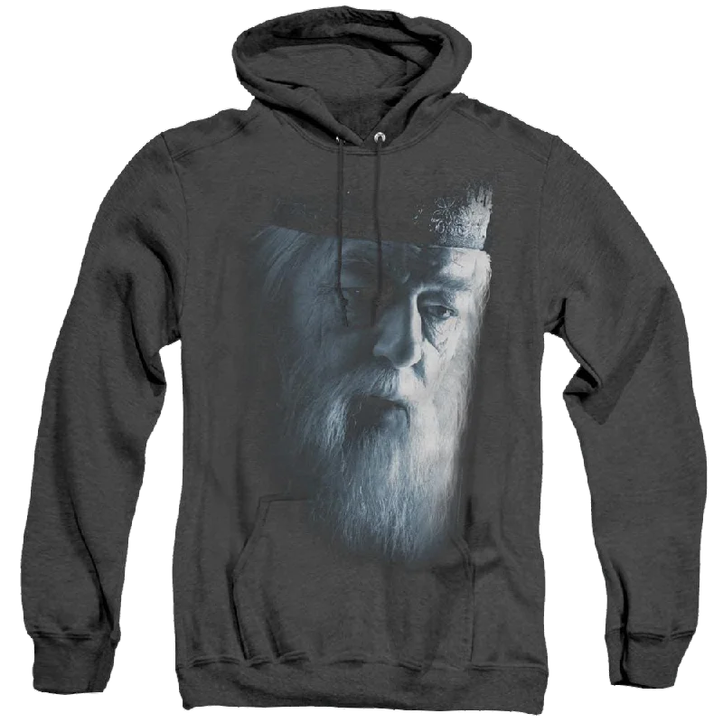 Harry Potter Dumbledore Face - Heather Pullover Hoodie Fleece Warm Pullover