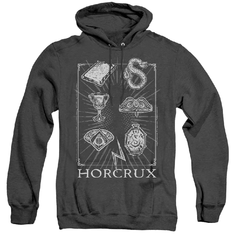 Harry Potter Horcrux Symbols - Heather Pullover Hoodie Thin Wool Pullover