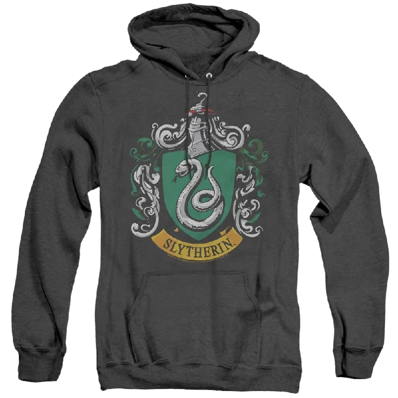 Harry Potter Slytherin Crest - Heather Pullover Hoodie Bolero Style Sweater