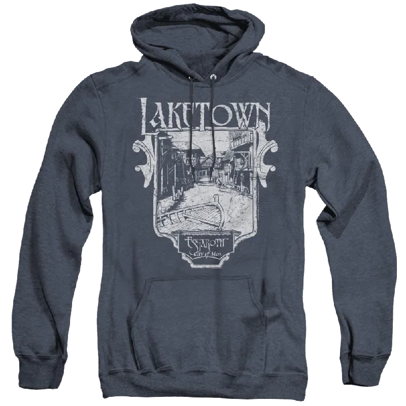 Hobbit Movie Trilogy, The Laketown Simple - Heather Pullover Hoodie Sarouel Sleeve Pullover