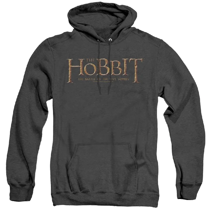 Hobbit Movie Trilogy, The Logo - Heather Pullover Hoodie Puff Sleeve Stylish